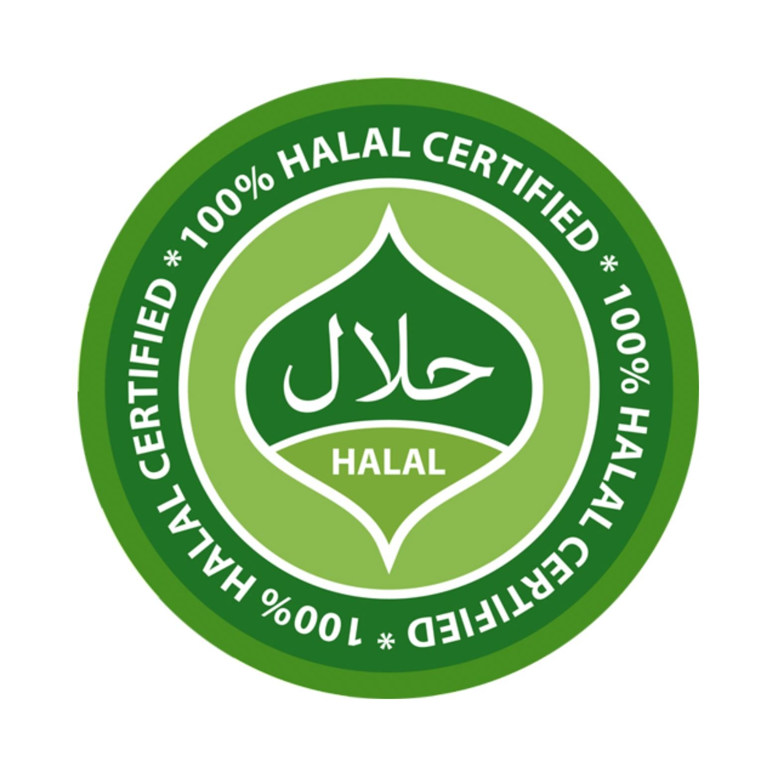 Logo 100% Halal Certified